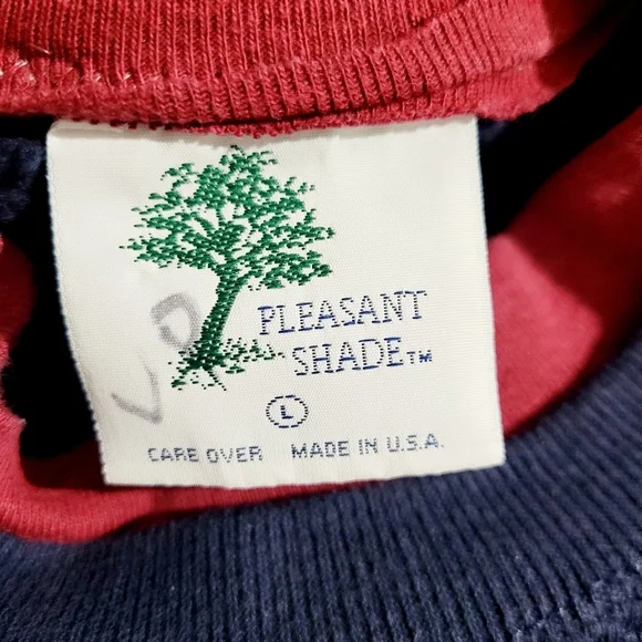 Vintage Pleasant Shade Autumn Country Scarecrow Fall Sweatshirt Sz L Made In USA - Picture 10 of 11